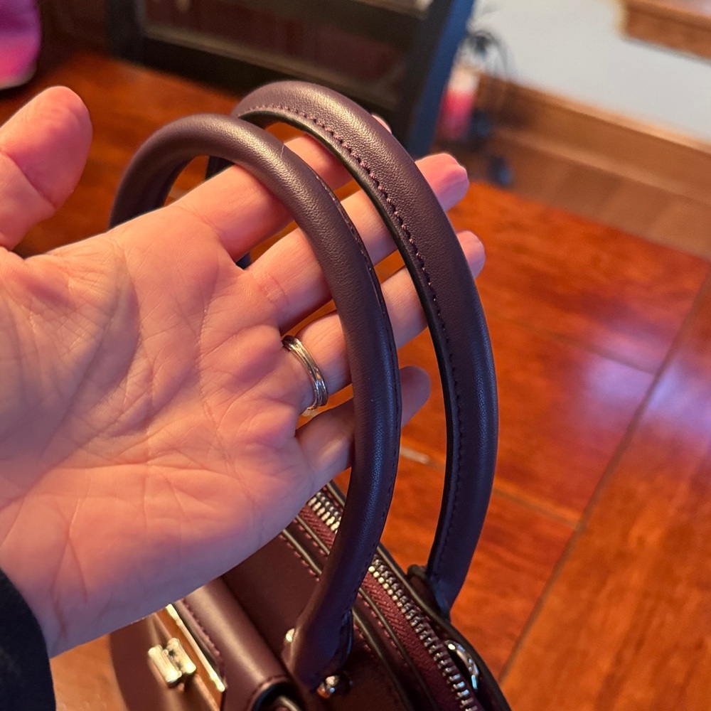 Calvin Klein Deep Purple Satchel - Picture 6 of 8